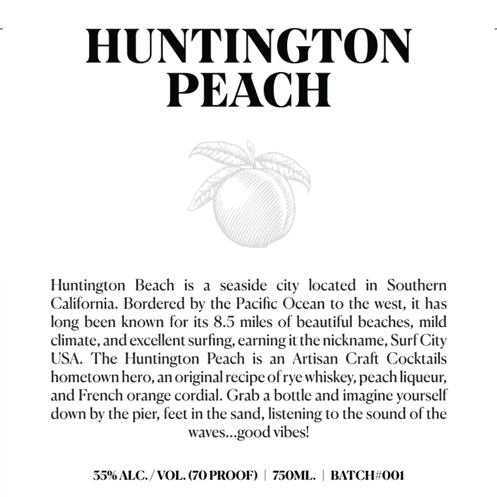 Huntington Peach - 750 ml.